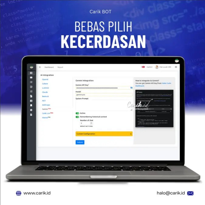 Carik Bot Meluncurkan Dashboard Cerdas untuk Meningkatkan Kecerdasan&nbsp;Chatbot